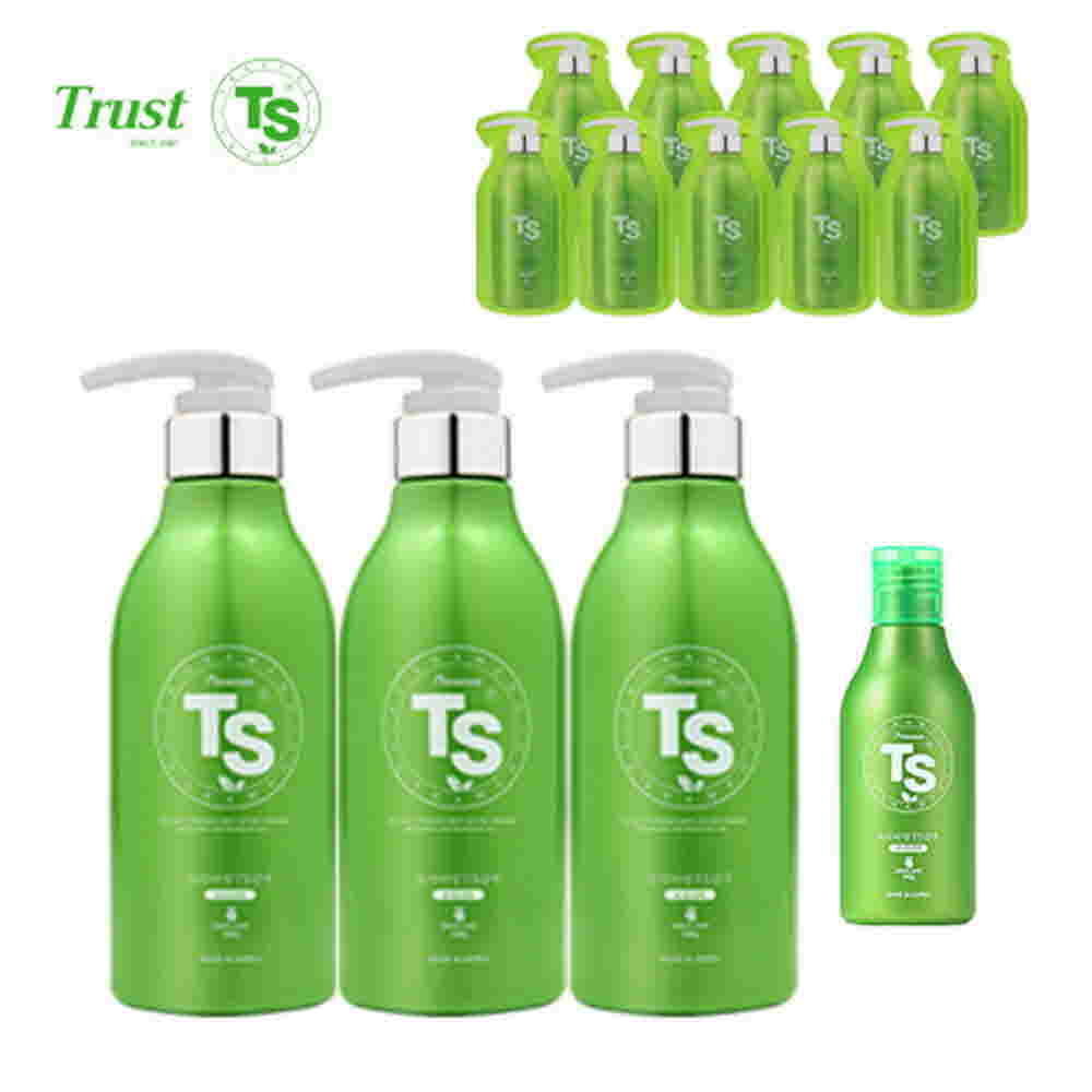 TS샴푸 프리미엄 TS 샴푸 500ml×3개+프리미엄 TS 샴푸 100ml+프리미엄 샴푸 6ml×10개