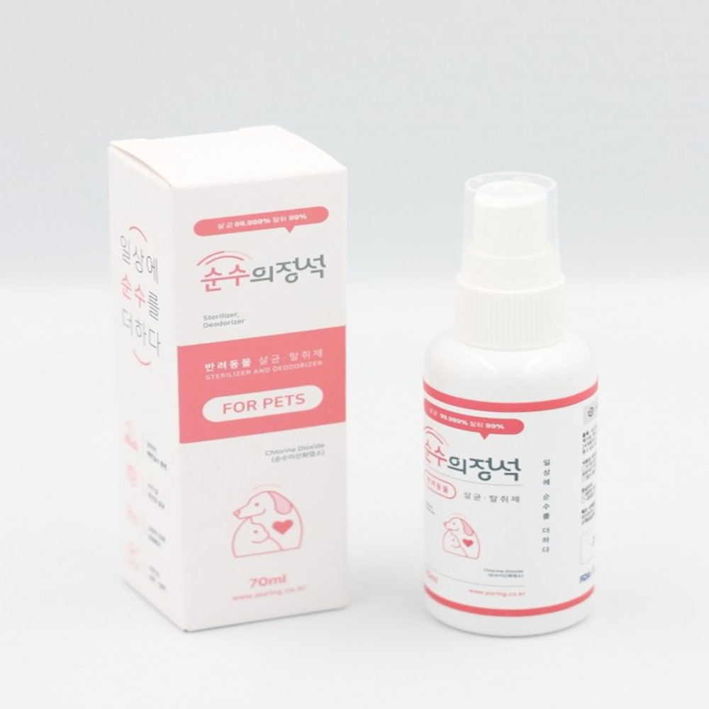 더 맑음 펫 살균 탈취 스프레이 70ml