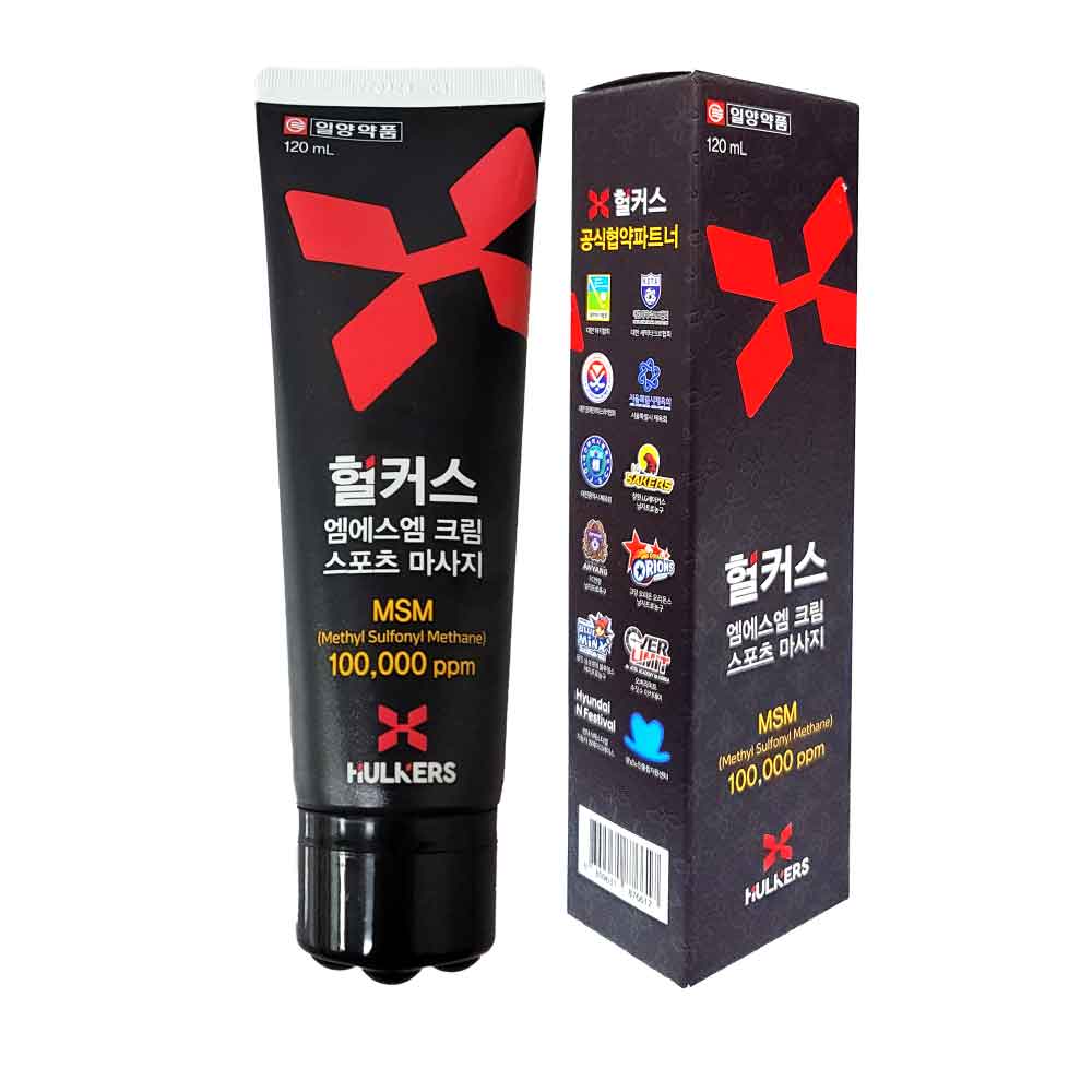 일양약품 헐커스MSM크림 스포츠마사지 120ml