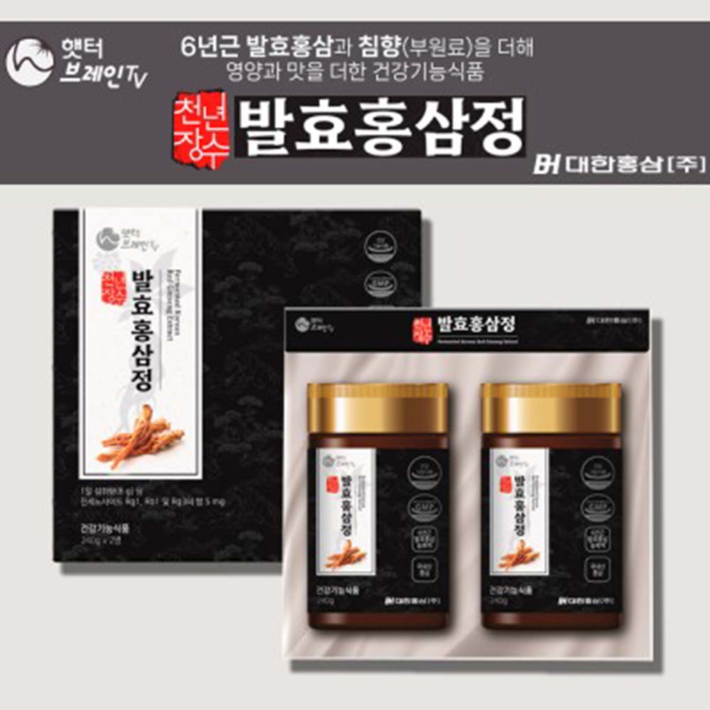 [대한홍삼] 천년장수 발효홍삼정 (240g*2P)