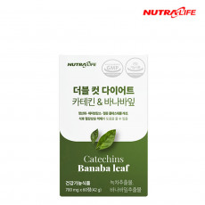 뉴트라라이프 더블 컷 다이어트 카테킨&바나바잎 (60정/1개월분)
