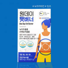 코오롱제약 원데이팻버너 녹차 카테킨 다이어트 체지방 감소 보조제 900mg * 30정