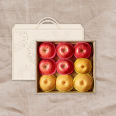 [기품맛담] 사과/배 혼합 선물세트 4.2kg 9과 (사과5과/배4과)