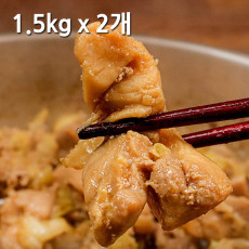 진짜 간장 춘천 왕닭갈비 1.5kg+1.5kg